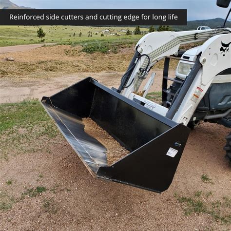 titan skid steer dirt bucket